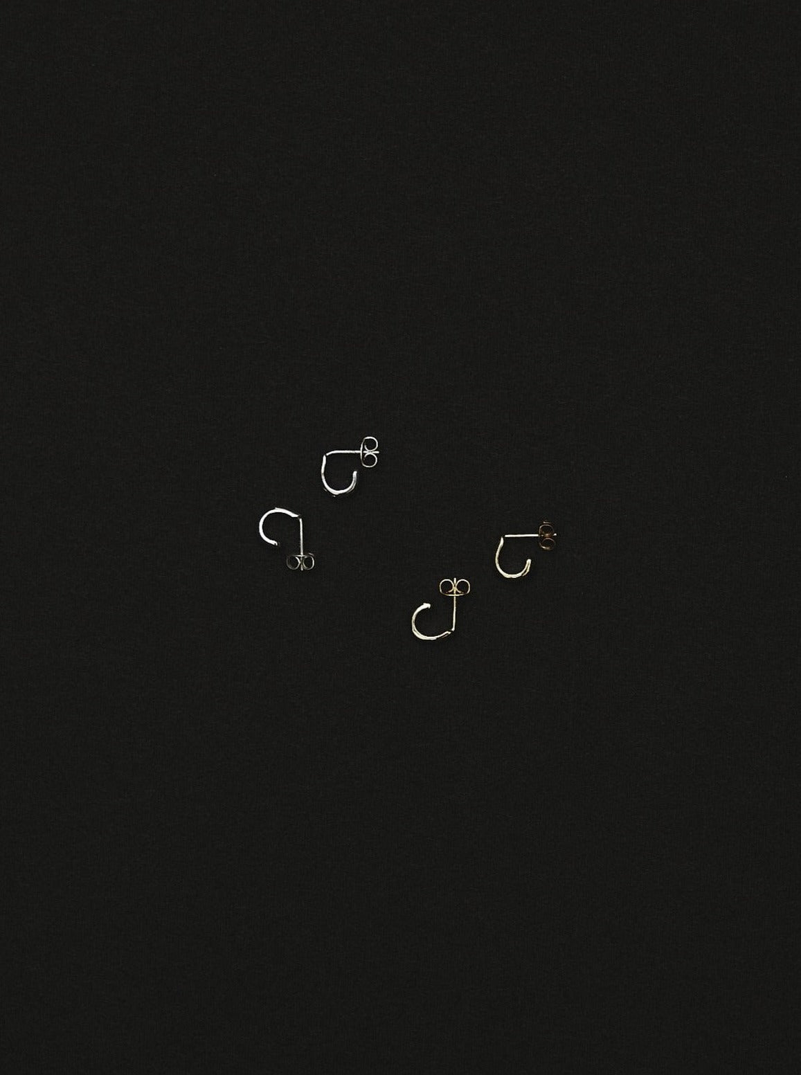 baby hoop earring <b-008>