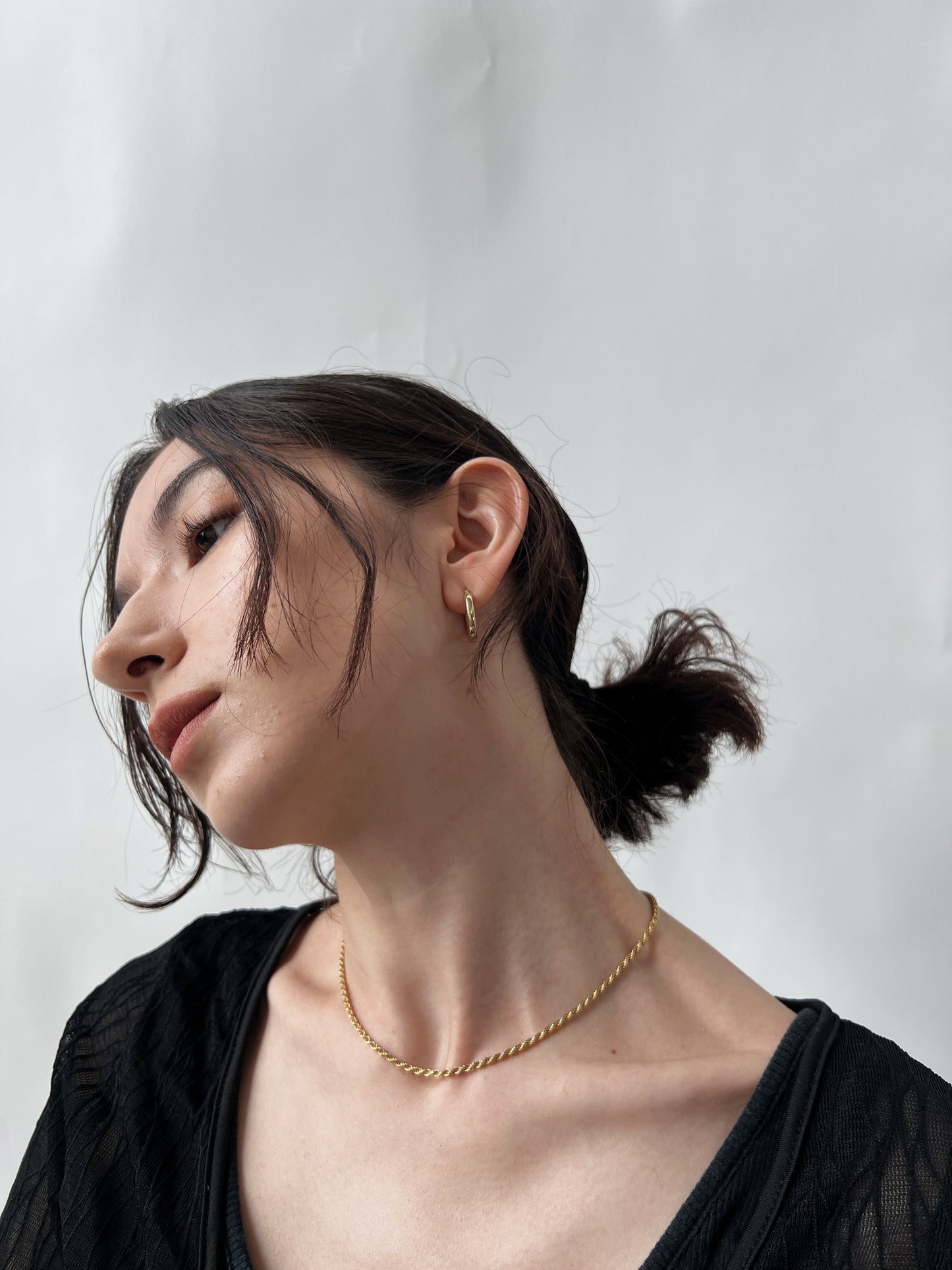 folksy earring <f-003>