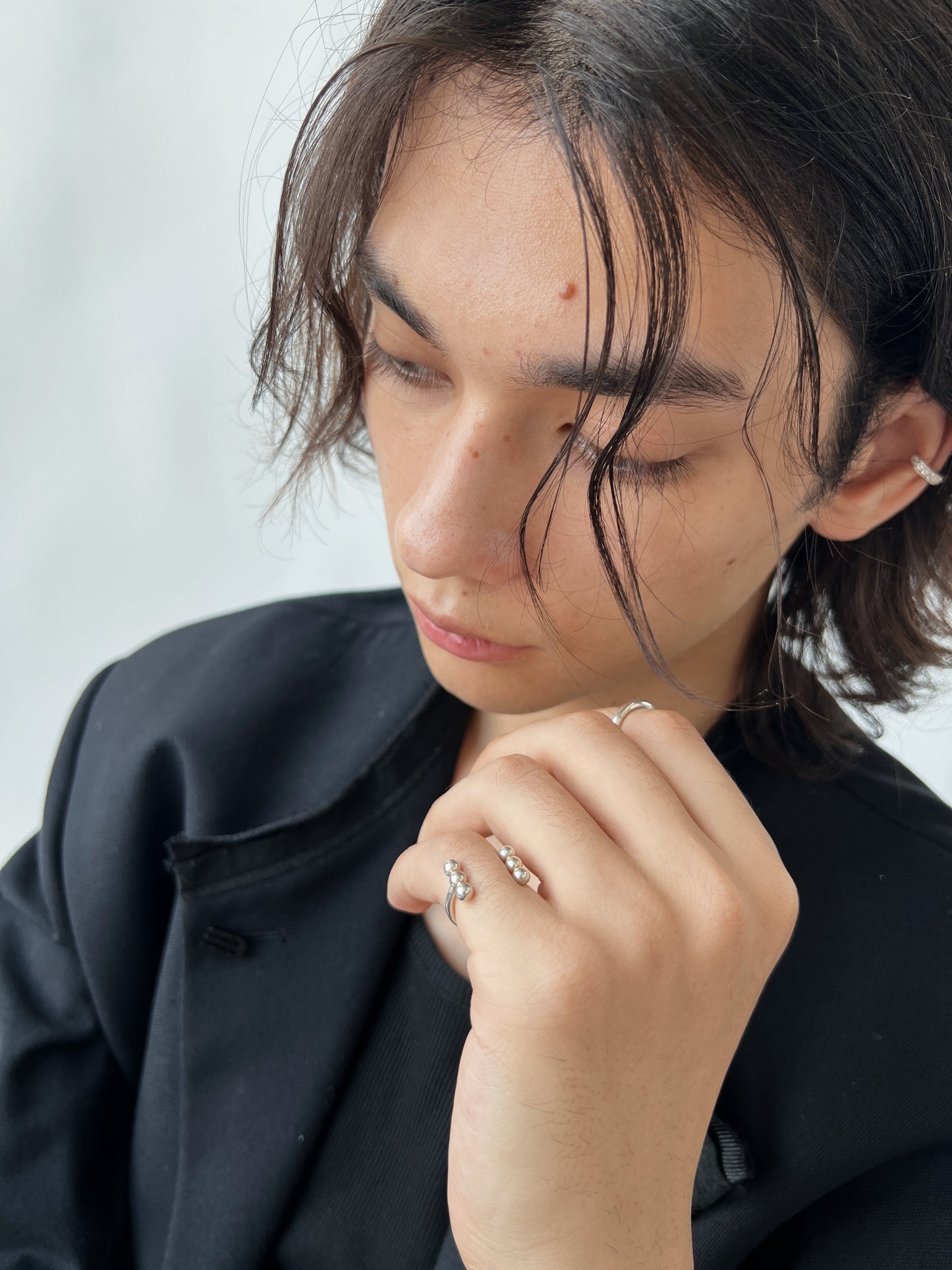 ball tiny ball ring<b-006>