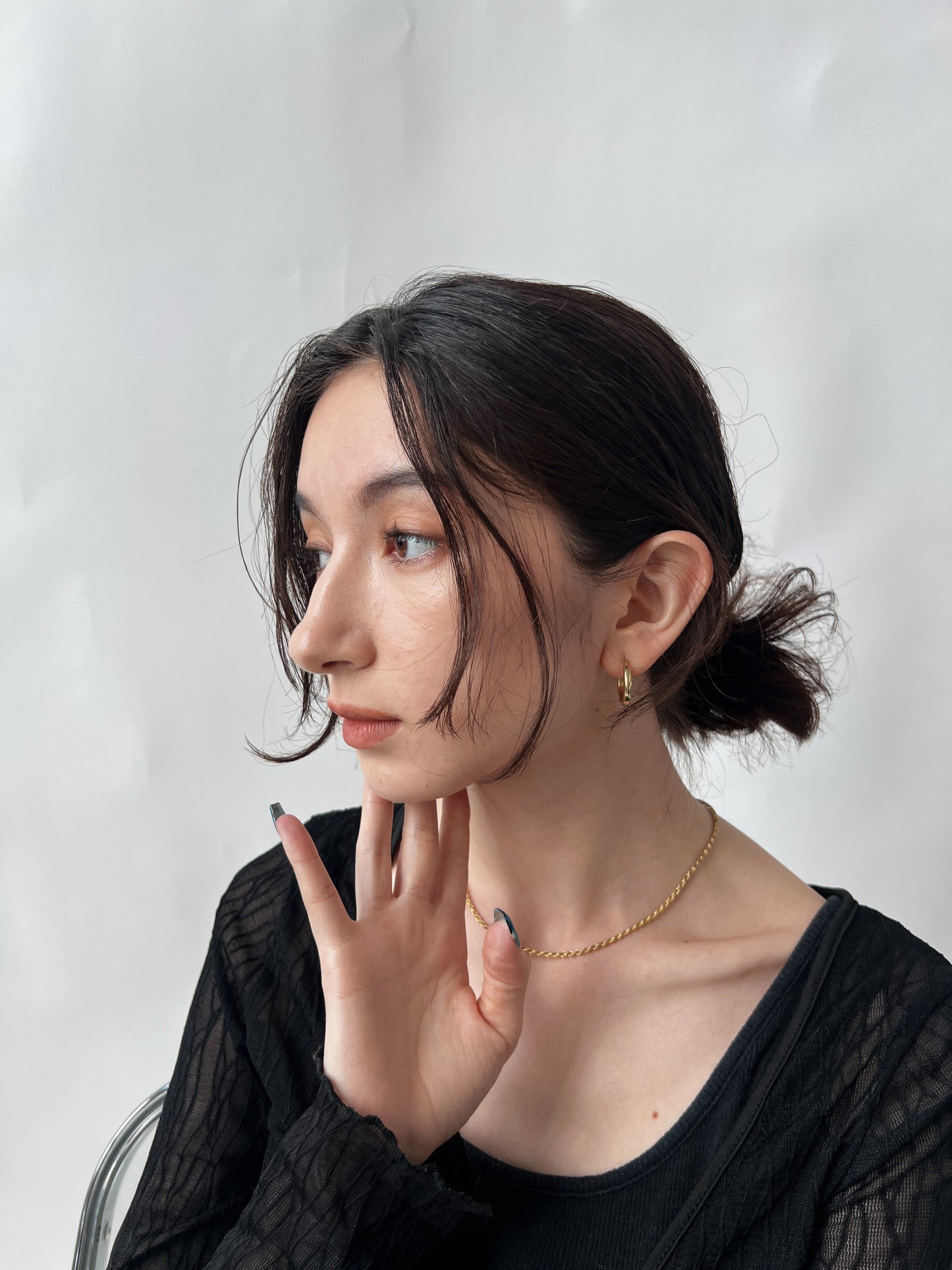 folksy earring <f-003>