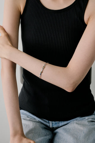 Bi-color Bangle <bb-001-sb,bb-001-gb>