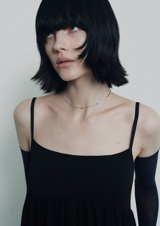 Square Chain Necklace <scn-001-sb,scn-001-gb>