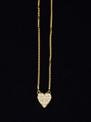 Whispers Heart Pendant (Type:pave)