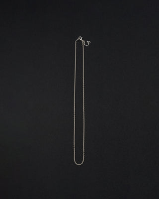 Slim Chain Necklace/silver <s-001>