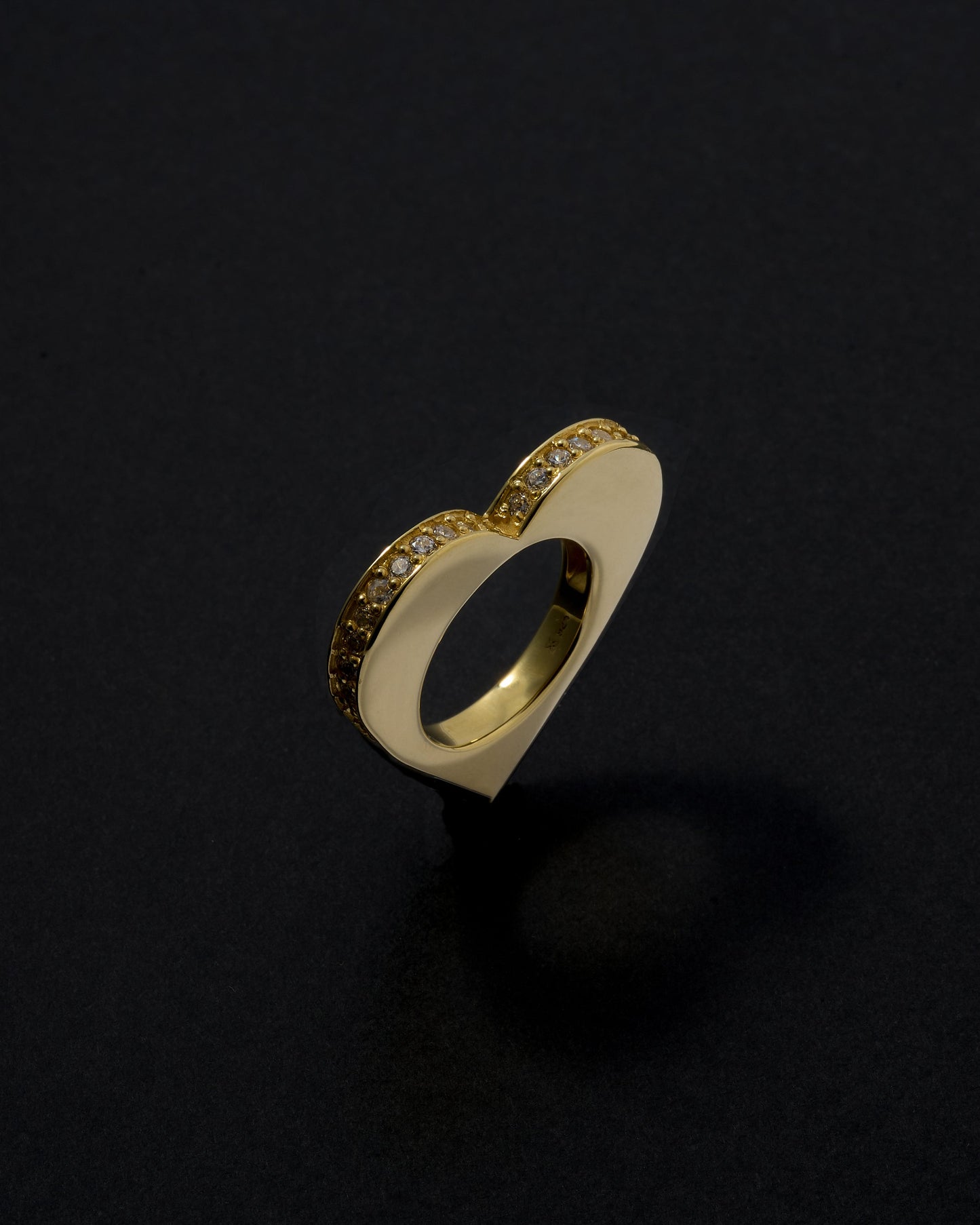 Heart Ring (full eternity/gold) <h-005-g>