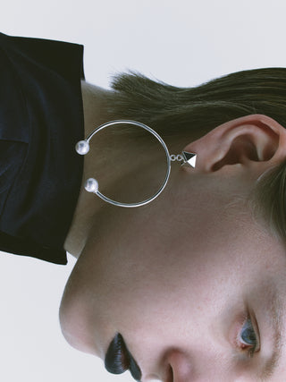 Studs Hoop Earring <she-001,she-001-g>