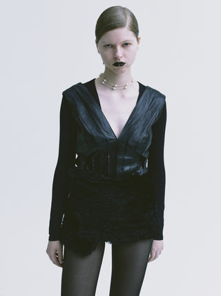 Long Pearl Chain Necklace <lpcn-001,lpcn-001-g>