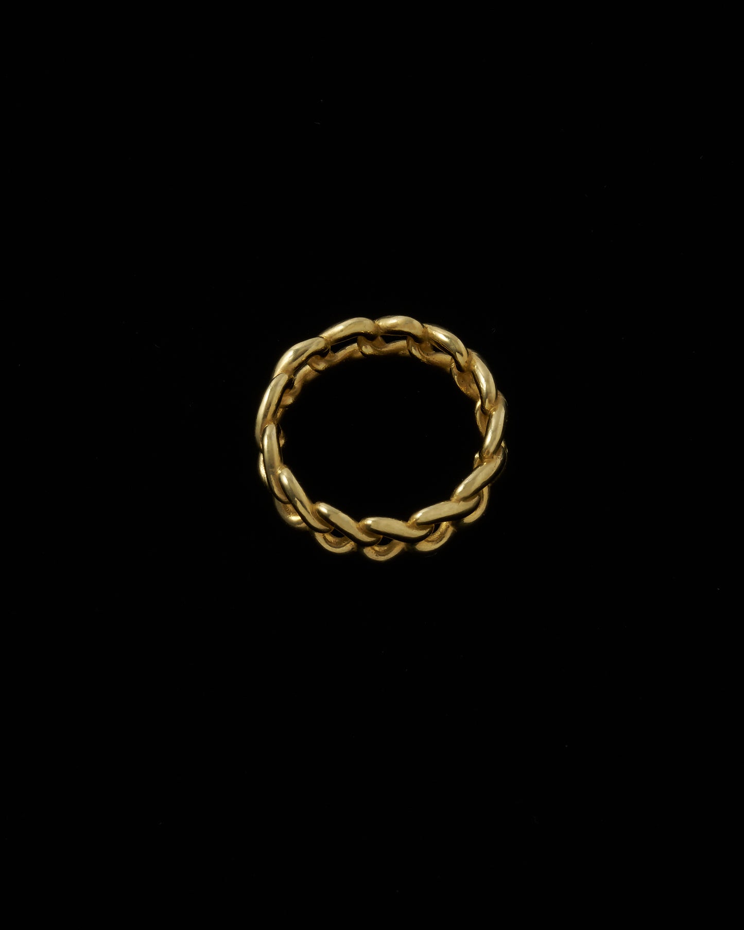 Heart Chain Ring/gold <h-006-g>