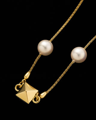 Long Pearl Chain Necklace <lpcn-001,lpcn-001-g>