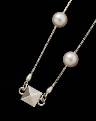 Long Pearl Chain Necklace <lpcn-001,lpcn-001-g>
