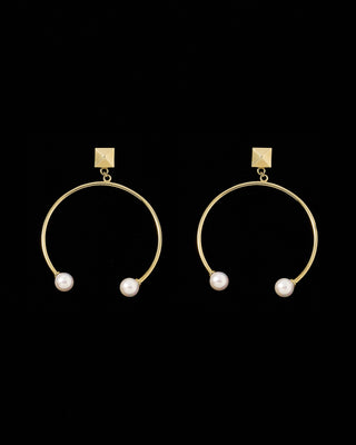 Studs Hoop Earring <she-001,she-001-g>