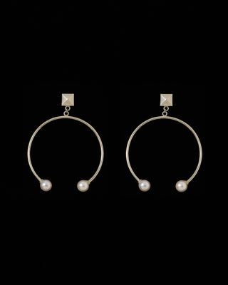 Studs Hoop Earring <she-001,she-001-g>