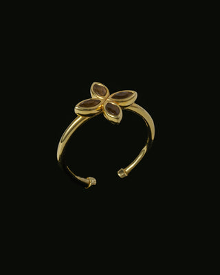 Flower Stone Ring <fsr-001,fsr-001-g>