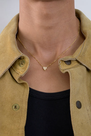 Whispers Heart Pendant (Type:pave)