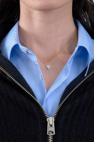 Whispers Heart Pendant (Type:pave)