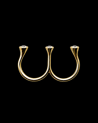 Double Toe Ring <dtr-001,dtr-001-g>