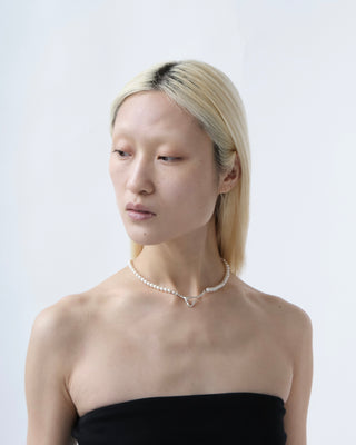 Heart Pearl Choker <h-002>