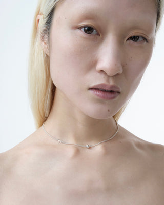 Tiny Ball Chain Necklace<b-007>