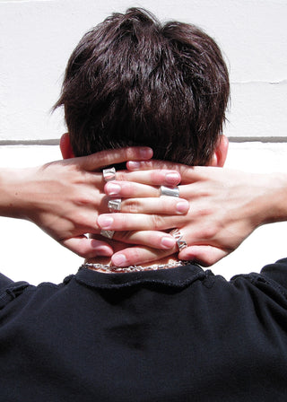 Alphabet Zigger Ring <bl-001>