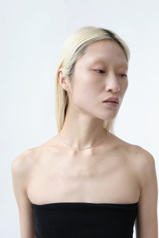Thin Chain Necklace <t-001>