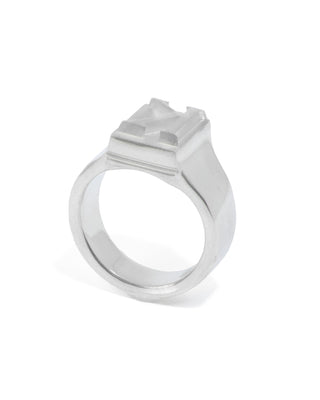 Alphabet Zigger Ring <bl-001>