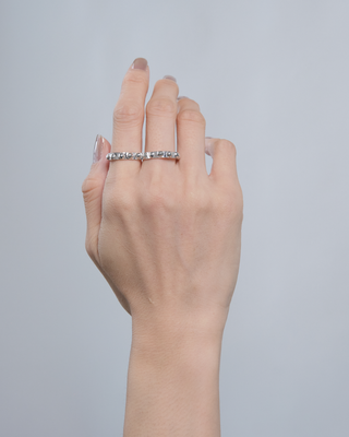 Studs Double Ring<s-006>